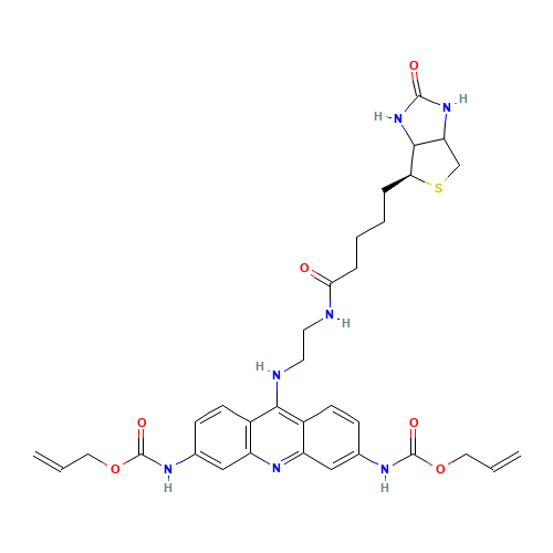 2,7-Bis(alloxycarbonylamino)-9-(biotinylaminoethylamino)acridine (CAS: 1219125-65-1) - Related Chemical Product