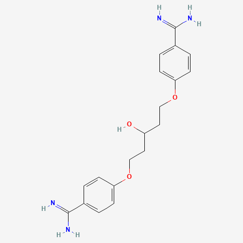1,5-Bis(4-amidinophenoxy)-3-pentanol (CAS: 133991-33-0) - Related Chemical Product