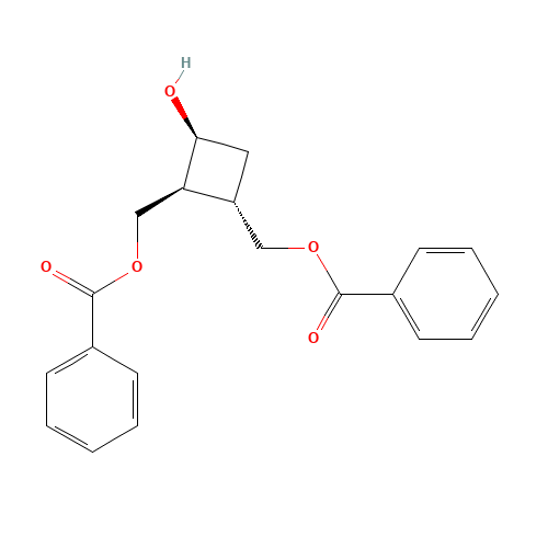 (1S,2S,3S)-2,3-Bis(benzoyloxymethyl)cyclobutanol (CAS: 132294-17-8) - Related Chemical Product