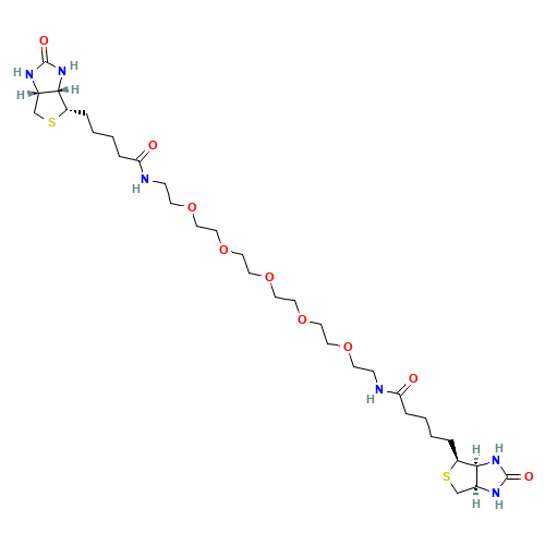 1,17-Bisbiotinylamino-3,6,9,12,15-pentaoxaheptadecane (>90%) (CAS: 440680-87-5) - Related Chemical Product