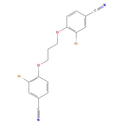 1,3-Bis(2'bromo-4'-cyano-phenoxy)propane (CAS: 93840-60-9) - Related Chemical Product