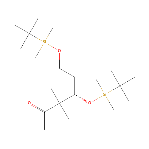 (4S)-4,6-Bis-{[tert-butyldimethylsilyl)oxy]}-3,3-dimethylhexan-2-one (CAS: 218614-14-3) - Related Chemical Product