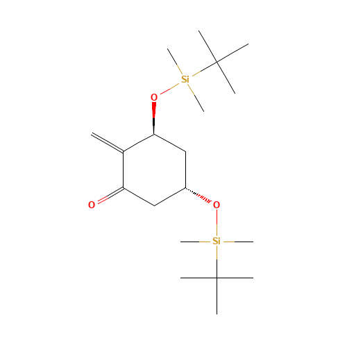 (3S,5S)-3,5-Bis(tert-butyldimethylsilyloxy)-2-methylene-cyclohexanone (CAS: 190062-19-2) - Related Chemical Product