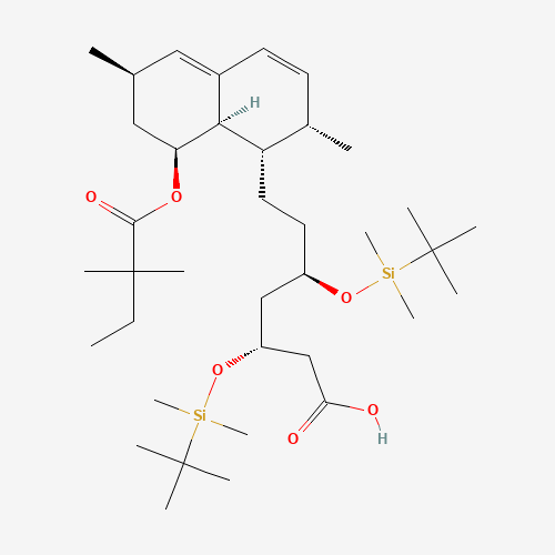 3,5-Bis(tert-butyldimethylsilyl) Simvastatin Hydroxy Acid (CAS: 1094101-38-8) - Related Chemical Product