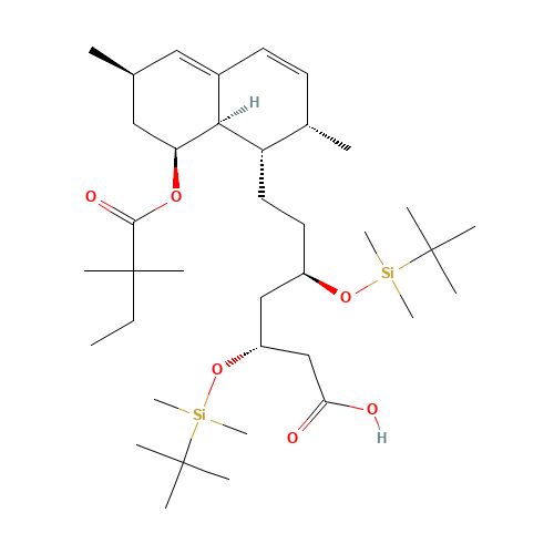 3,5-Bis(tert-butyldimethylsilyl) Simvastatin Hydroxy Acid (CAS: 1094101-38-8) - Related Chemical Product