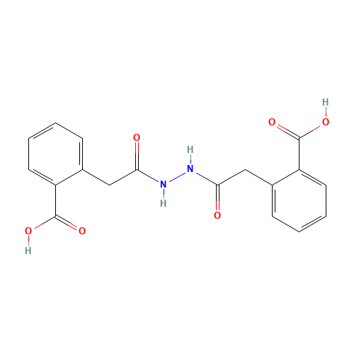 1,2-Bis[(O-carboxyphenylacetyl)hydrazine (CAS: 1088425-79-9) - Chemical Structure and Molecular Formula 