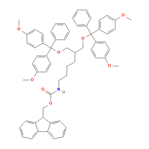 1,3-Bis(O-dimethoxytrityl)-2-(N-Fmoc-4-aminobutyl)-1,3-propanediol (CAS: 353754-96-8) - Related Chemical Product