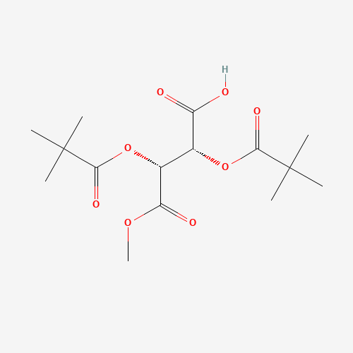 (2R,3R)-2,3-Bis(2,2-dimethyl-1-oxopropoxy)-butanedioic Acid 1-Methyl Ester (CAS: 74817-72-4) - Related Chemical Product