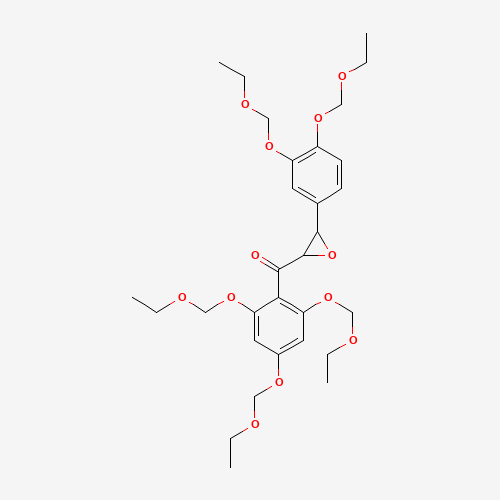 [3-[3,4-Bis(ethoxymethoxy)phenyl]oxiranyl][2,4,6-tris(ethoxymethoxy)phenyl]methanone (CAS: 1076199-12-6) - Related Chemical Product