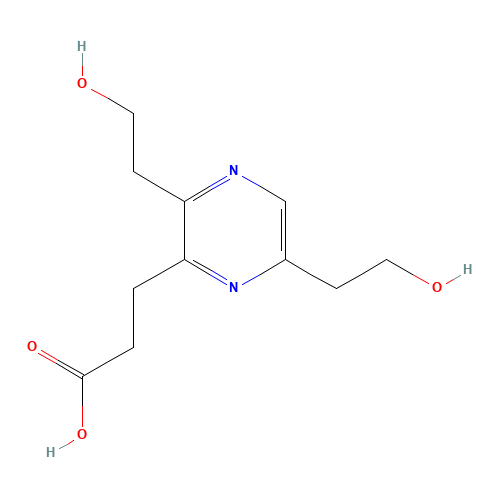 3,6-Bis(2-hydroxyethyl)-2-pyrazinepropanoic Acid (CAS: 96681-85-5) - Related Chemical Product