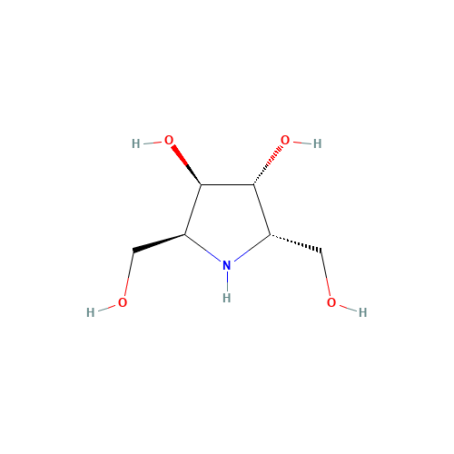 (2S,5S)-Bishydroxymethyl-(3R,4R)-bishydroxypyrrolidine (CAS: 105015-44-9) - Related Chemical Product