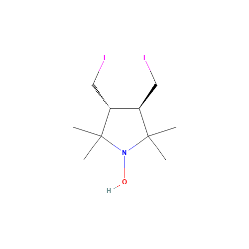 (3R,4R)-rel-3,4-Bis(iodomethyl)-2,2,5,5-tetramethyl-1-pyrrolidinyloxy (CAS: 229621-29-8) - Related Chemical Product