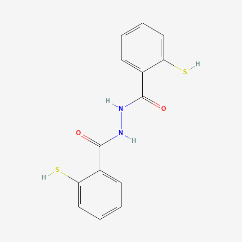 N,N'-Bis(2-mercaptobenzoyl)hydrazide (CAS: 292615-41-9) - Chemical Structure and Molecular Formula 