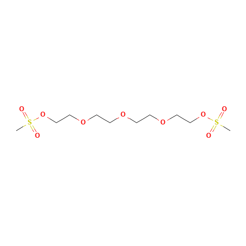 1,11-Bis(methanesulfonyloxy)-3,6,9-trioxandecane (CAS: 55400-73-2) - Chemical Structure and Molecular Formula 