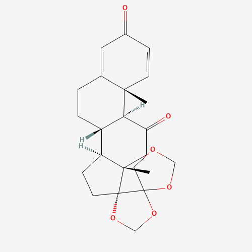 17,20:20,21-Bis(methylenedioxy)pregna-1,4-diene-3,11-dione (CAS: 26341-55-9) - Related Chemical Product