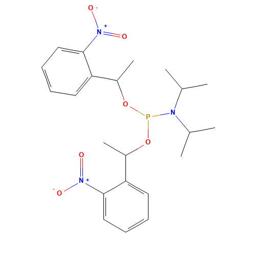 Bis[1-(2-nitrophenyl)ethyl] N,N-Diisopropylphosphoramidite (CAS: 207516-14-1) - Related Chemical Product