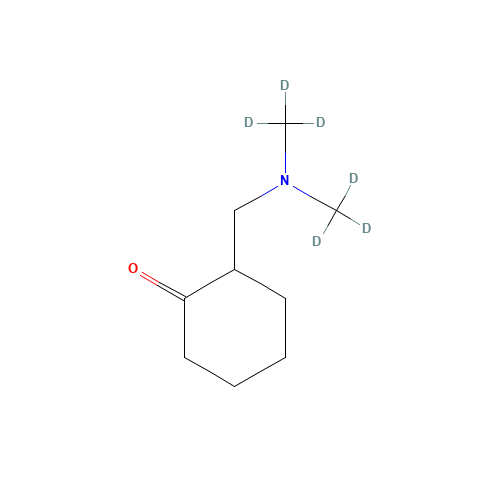 2-(Bismethyl)aminomethylcyclohexanone-d6 (CAS: 873928-71-3) - Related Chemical Product