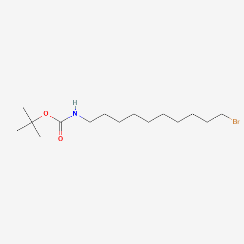 10-(t-Boc-amino)-1-decylbromide (CAS: 887353-29-9) - Related Chemical Product