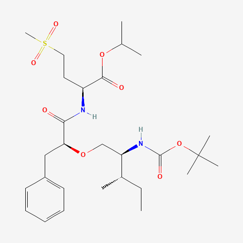 (2S)-[(2'S)-t-Boc-amino-(3'S)-methyl-1-pentyloxy]-3-phenylpropionyl-methionine Sulfone,Isopropyl Ester (CAS: 1356016-69-7) - Related Chemical Product