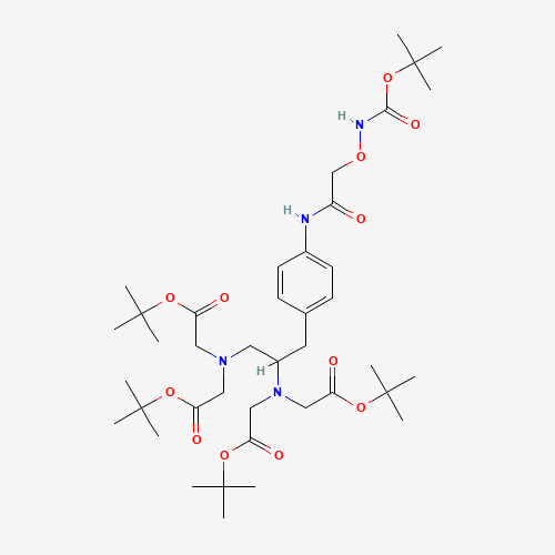 4-(N-Boc-aminoxyacetamido)benzyl Ethylenediaminetetraacetic Acid,Tetra(t-butyl) Ester (CAS: 1216552-27-0) - Related Chemical Product