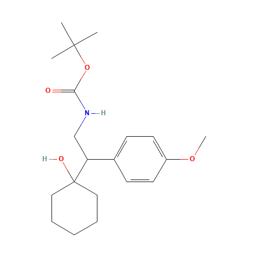 N-Boc-1-[2-amino-1-(4-methoxyphenyl)ethyl]cyclohexanol (CAS: 1076199-18-2) - Related Chemical Product