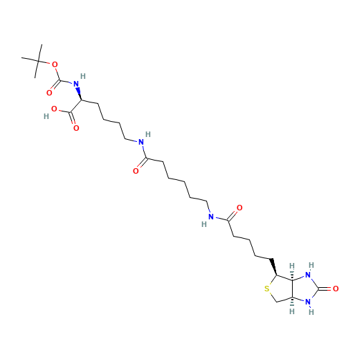 N2-t-Boc-N6-(biotinamido-6-N-caproylamido)lysine (CAS: 102910-26-9) - Related Chemical Product