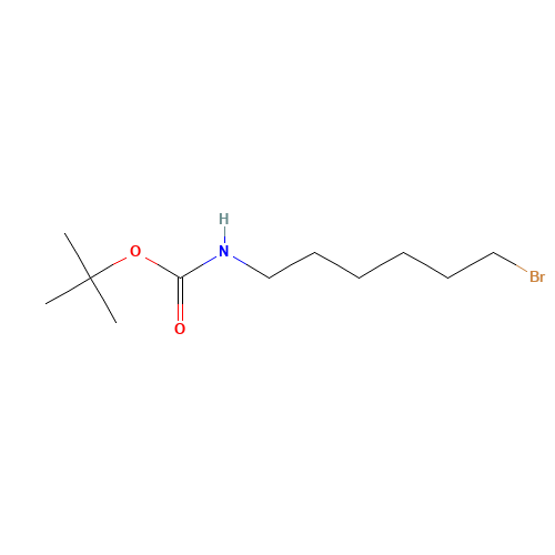 N-Boc-6-bromohexylamine (CAS: 142356-33-0) - Chemical Structure and Molecular Formula 