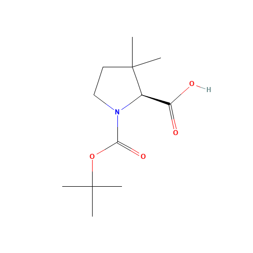 Boc-(2S)-3,3-dimethyl-2-pyrrolidenecarboxylic Acid (CAS: 174060-98-1) - Related Chemical Product