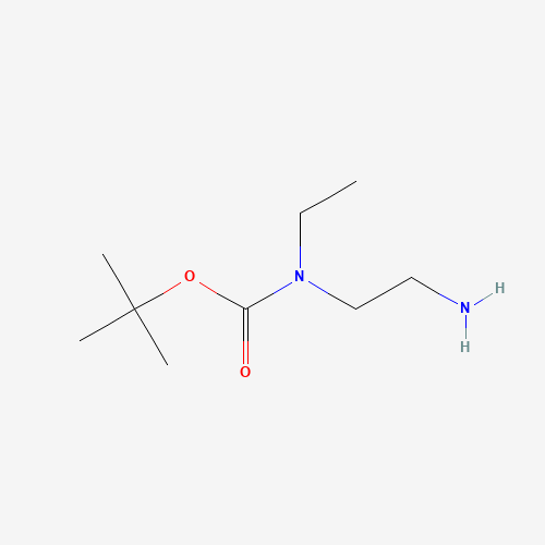 N-Boc-N-ethylethylenediamine chemical structure N-Boc-N-ethylethylenediamine (CAS: 105628-63-5) - Chemical Structure and Molecular Formula