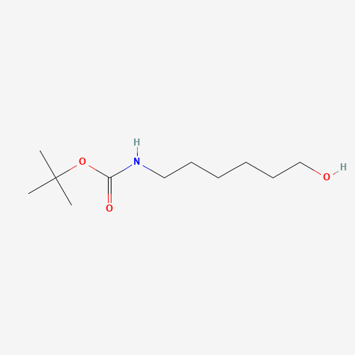N-Boc-6-hydroxyhexylamine (CAS: 75937-12-1) - Chemical Structure and Molecular Formula 