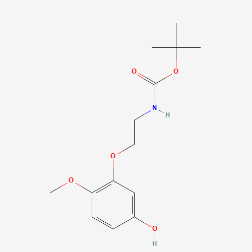 N-t-Boc-2-(5-hydroxy-2-methoxyphenoxy)-ethylamine (CAS: 887353-57-3) - Related Chemical Product