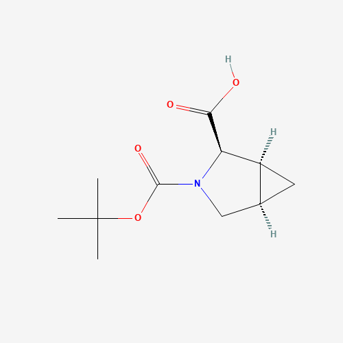 N-Boc-cis-3,4-methylene D-Proline chemical structure N-Boc-cis-3,4-methylene D-Proline (CAS: 937244-10-5) - Chemical Structure and Molecular Formula