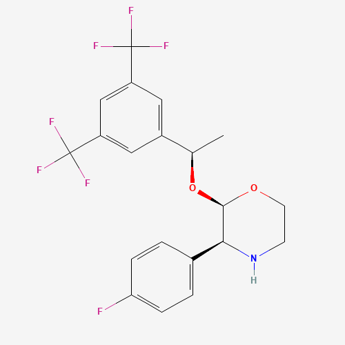 2-(R)-[1-(R)-(3,5-Bis(trifluoromethyl)phenyl)ethoxy]-3-(S)-fluorophenylmorpholine (CAS: 171338-27-5) - Related Chemical Product