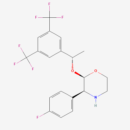 2-(R)-[1-(S)-(3,5-Bis(trifluoromethyl)phenyl)ethoxy]-3-(S)-fluorophenylmorpholine (CAS: 170729-79-0) - Related Chemical Product