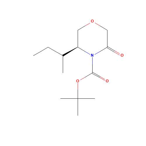 4-t-Boc-(5S)-5-[(1S)-methylpropyl]-morpholin-3-one (CAS: 160141-21-9) - Related Chemical Product