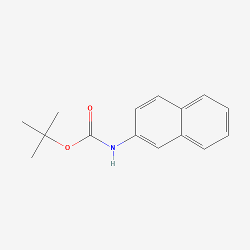 N-Boc-2-naphthylamine (CAS: 454713-45-2) - Chemical Structure and Molecular Formula 