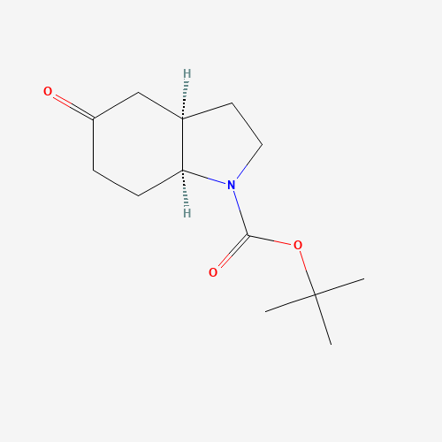 cis-rac-N-Boc-5-oxooctahydro-1H-indole (CAS: 143268-07-9) - Related Chemical Product
