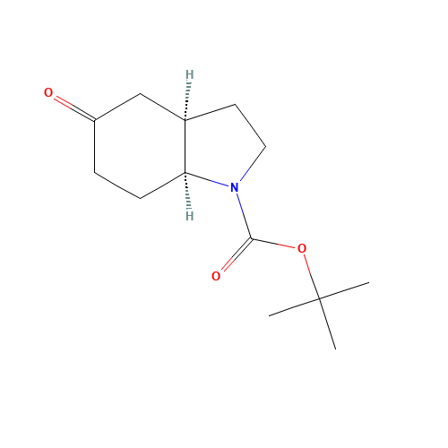 cis-rac-N-Boc-5-oxooctahydro-1H-indole (CAS: 143268-07-9) - Related Chemical Product