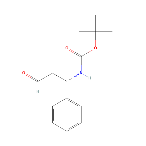 N-Boc-(3S)-3-phenyl-3-aminopropionaldehyde (CAS: 135865-78-0) - Related Chemical Product
