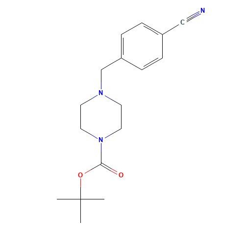 4-(4-t-Boc-piperaz-1-yl-methyl)benzonitrile (CAS: 849237-14-5) - Related Chemical Product