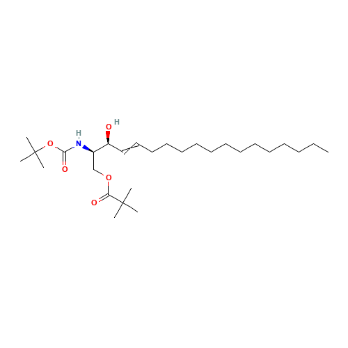 N-Boc-1-pivaloyl D-erythro-Sphingosine (CAS: 342649-71-2) - Related Chemical Product
