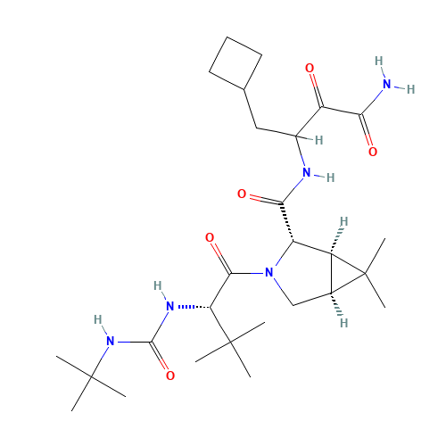 Boceprevir (CAS: 394730-60-0) - Chemical Structure and Molecular Formula 