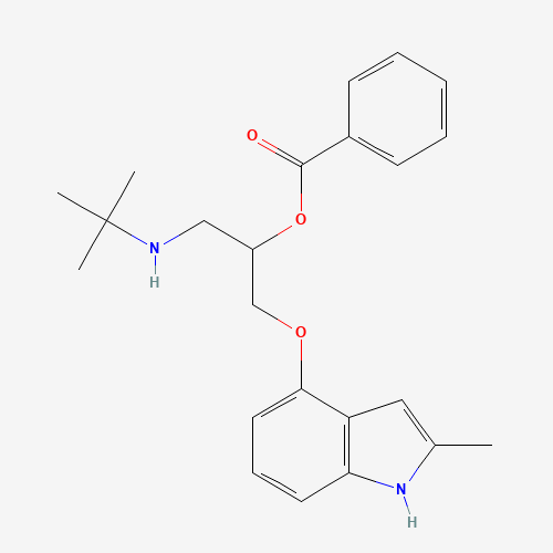 rac Bopindolol (CAS: 62658-63-3) - Chemical Structure and Molecular Formula 