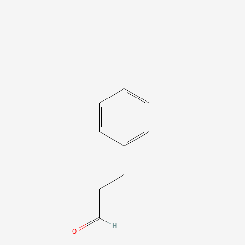 Bourgeonal (CAS: 18127-01-0) - Chemical Structure and Molecular Formula 