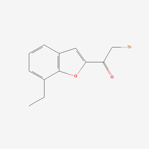 2-Bromoacetyl-7-ethylbenzofuran (CAS: 593266-85-4) - Related Chemical Product