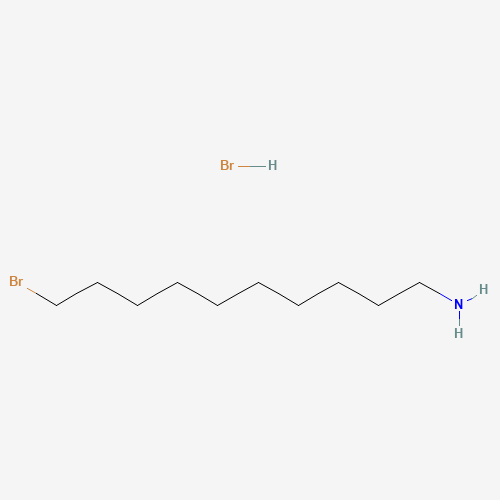10-Bromo-1-aminodecane,Hydrobromide (CAS: 24566-82-3) - Chemical Structure and Molecular Formula 