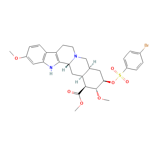 p-Bromobenzenesulfonate Reserpic Acid Methyl Ester (CAS: 1262-67-5) - Related Chemical Product