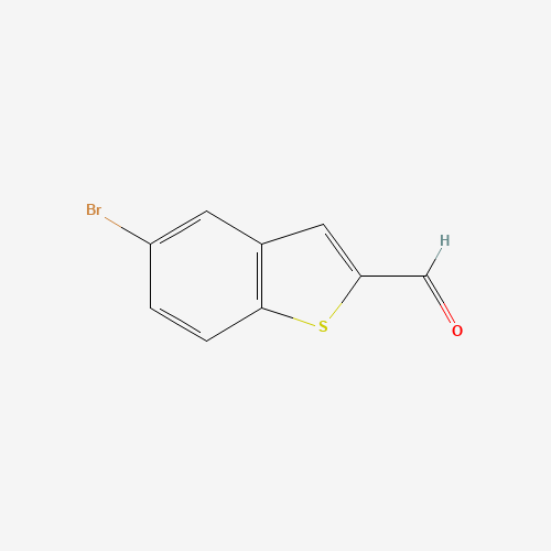 5-Bromobenzo[b]thiophene-2-carbaldehyde (CAS: 7312-18-7) - Chemical Structure and Molecular Formula 