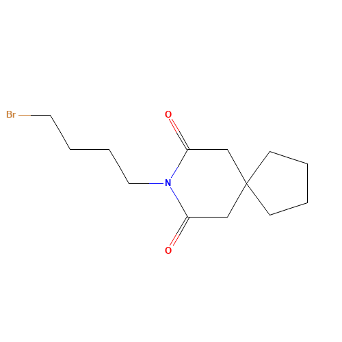 8-(4-Bromobutyl)-8-azaspiro[4.5]decane-7,9-dione (CAS: 80827-62-9) - Related Chemical Product