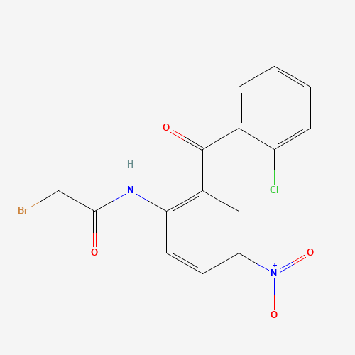 2-Bromo-N-[2-(2-chlorobenzoyl)-4-nitrophenyl]acetamide (CAS: 52130-87-7) - Related Chemical Product